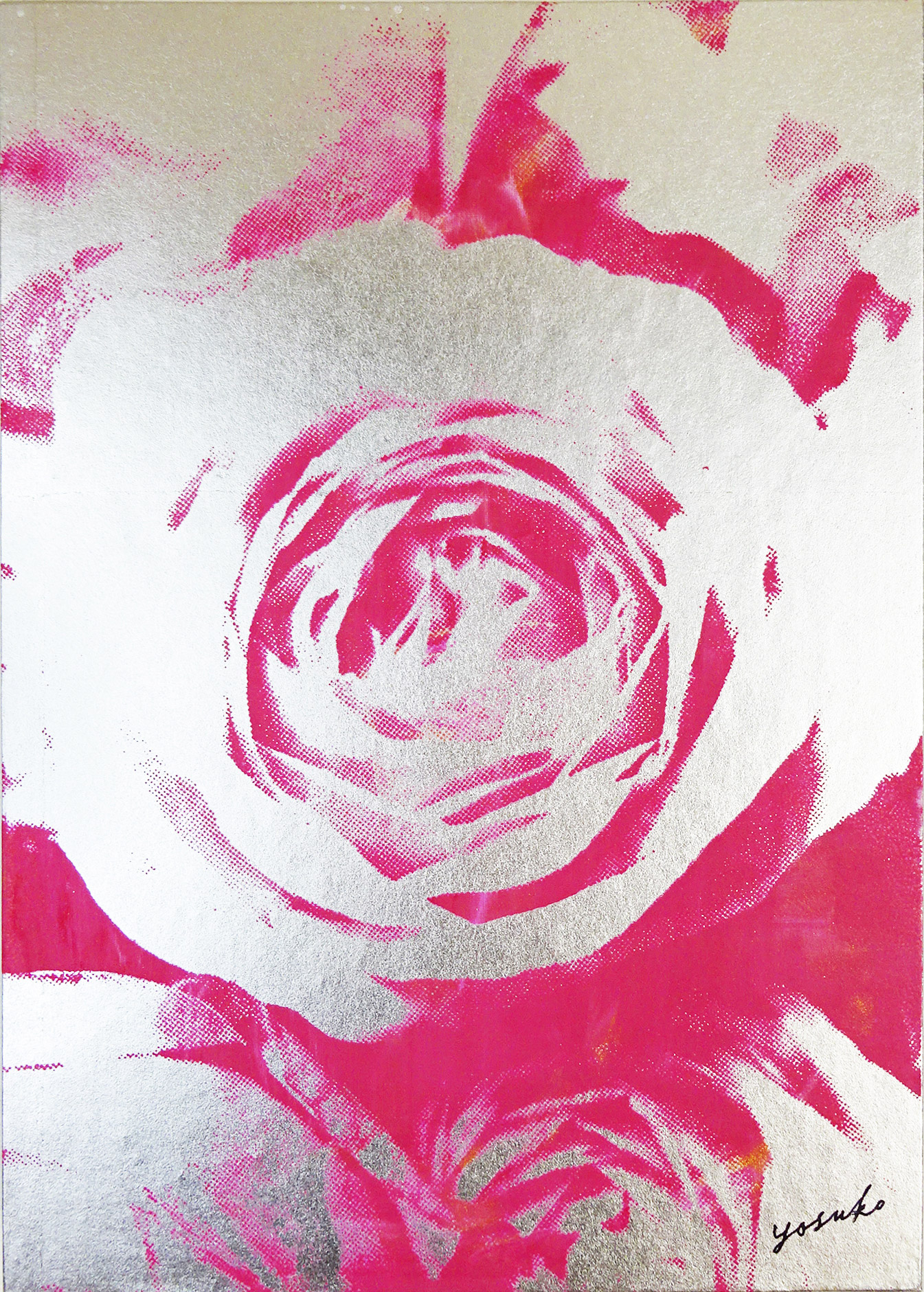 <span></span>Pink rose